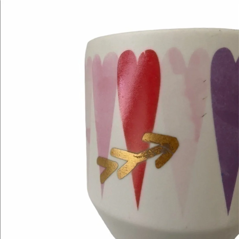 Starbucks Coffee 2016 Valentine’s Day Painted Hearts Mug‎